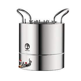 Ємність 23 л із закритою кришкою фланець