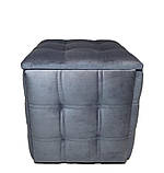 Пуф м'який 5 в 1 Смарт пуфік 5в1 квадратний м'який Пуф трансформер, фото 6