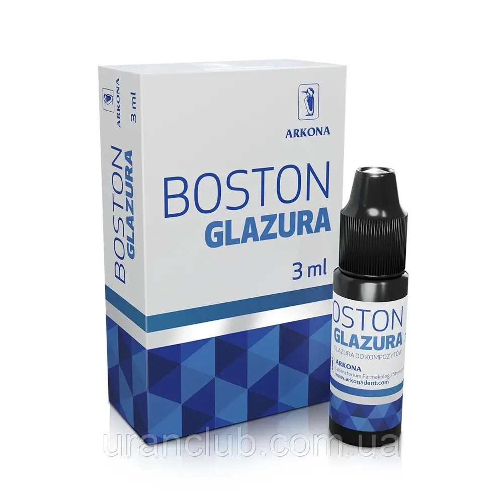 BOSTON GLAZE Універсальний матеріал світлового затвердіння на базі органічних смол, 3 мл бостон глейз