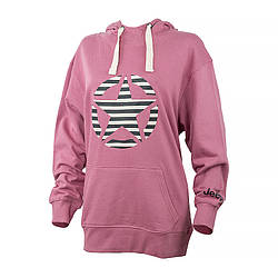 Жіноче Худі JEEP HOODED OVERSIZE SWEATSHIRT STAR Striped Print Фіолетовий XL (O102608-P490 XL)