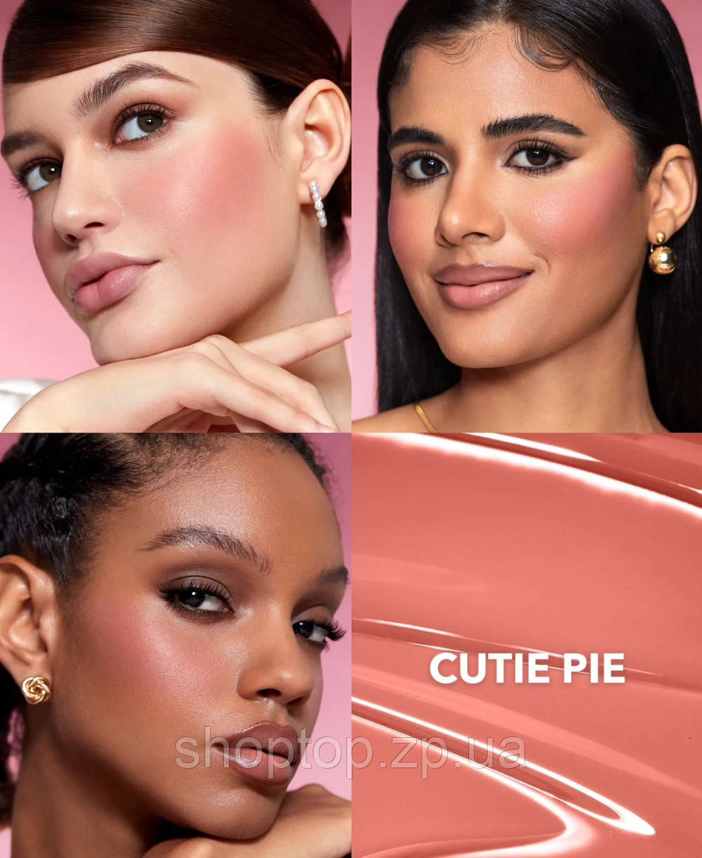 Кремові матові рум'яна SHEGLAM Color Bloom Liquid Blush Matte Finish On Point