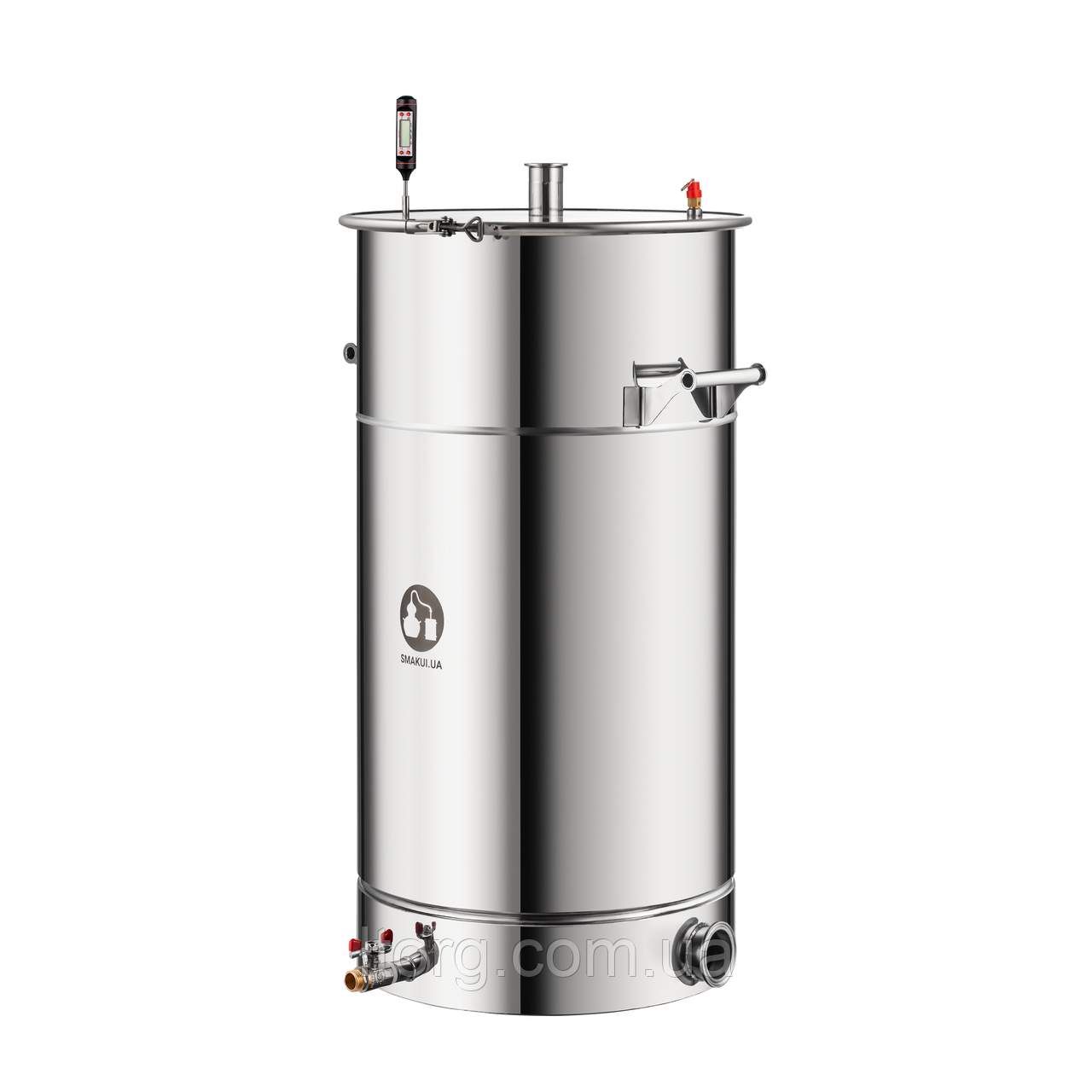 Ємність 100 л із відкритою кришкою кламп, фото 1