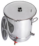 Ємність 100 л із відкритою кришкою кламп, фото 2