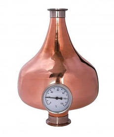 ШОЛОМ АЛАМБІК 2" - 1.5" З ТЕРМОМЕТРОМ
