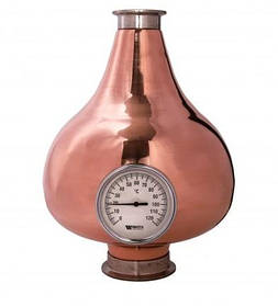 ШОЛОМ АЛАМБІК 3" - 2" З ТЕРМОМЕТРОМ