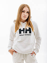 Жіноче Худі HELLY HANSEN W HH LOGO HOODIE Сірий M (7d33978-823 M)
