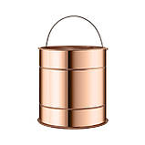 Мідна вставка під фальшдно для куба 100 л, фото 2