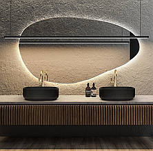 Дзеркало для ванної з підсвіткою модель No5