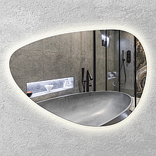 Дзеркало на стіну для ванної з підсвіткою модель No16