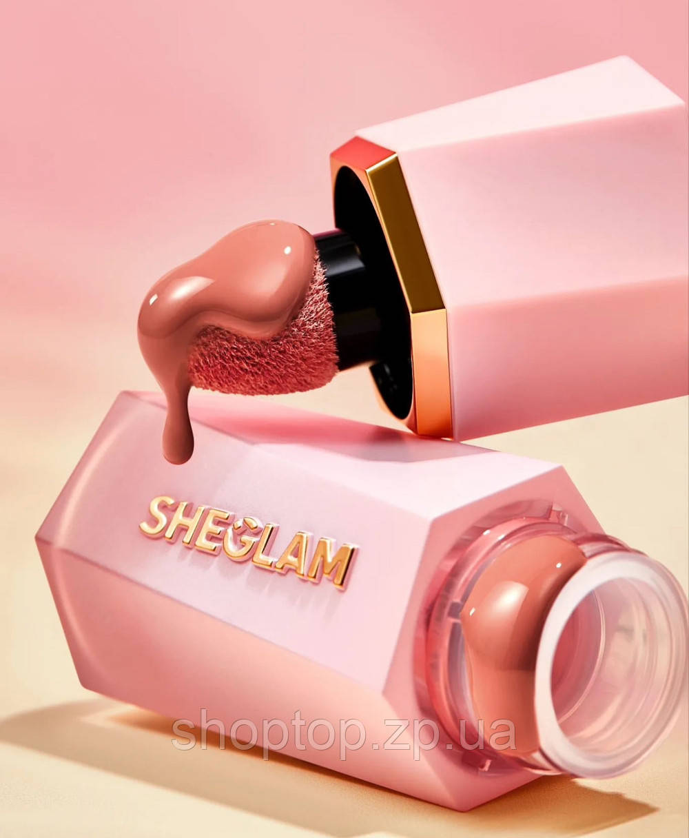 Кремові матові рум'яна SHEGLAM Color Bloom Liquid Blush Matte Finish Hush Hush