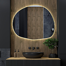 Дзеркало на стіну з LED-підсвіткою для ванної модель No23