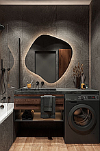 Дзеркало на стіну з LED-підсвіткою для ванної модель No25