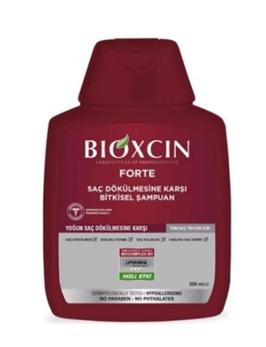 Натуральний турецький Шампунь проти випадіння волосся Biota Bioxcin (Bioxsine, Біоксин) Forte 300мл