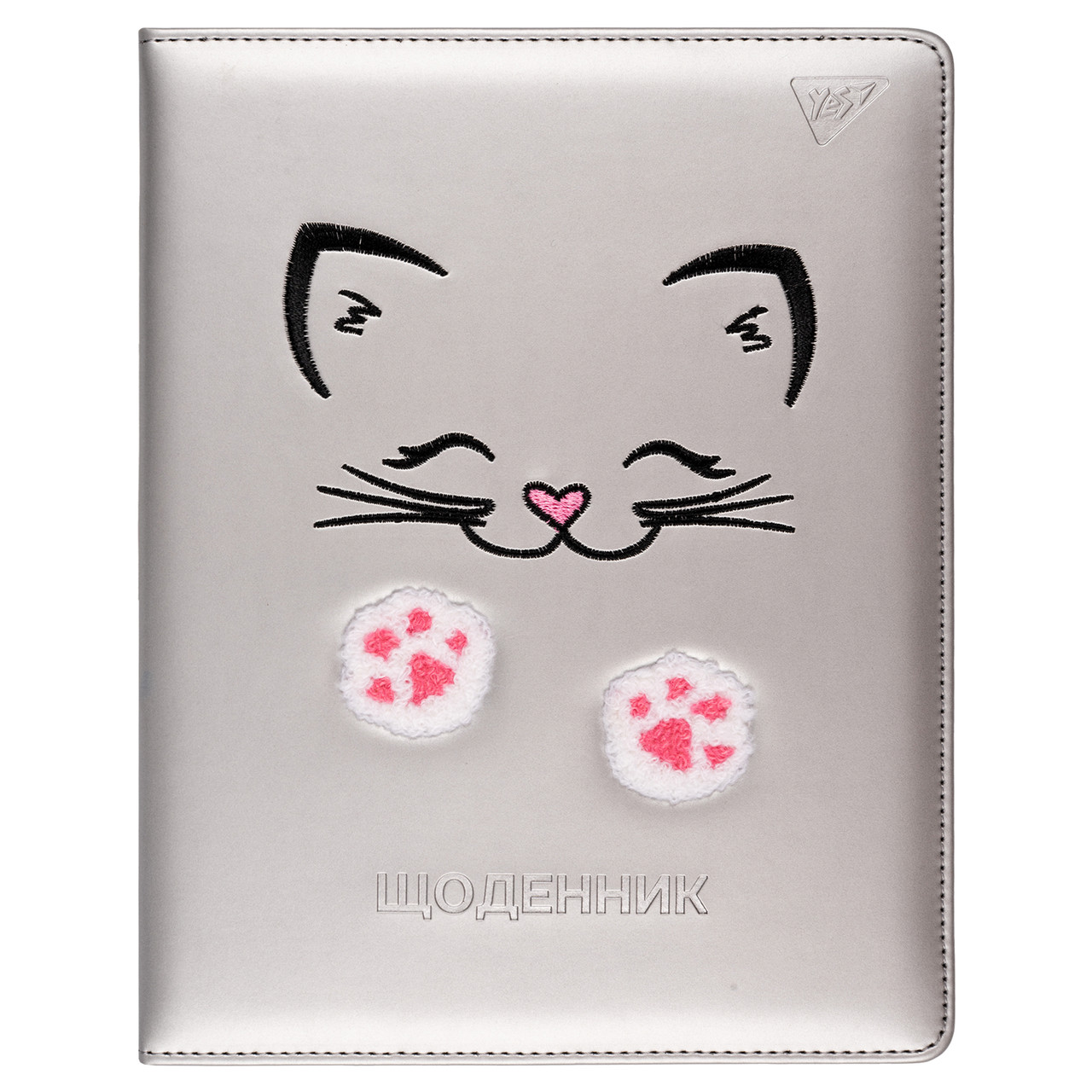 Щоденник шкільний YES PU Pussycat (обкладинка з м'якої PU-шкіри) 911507