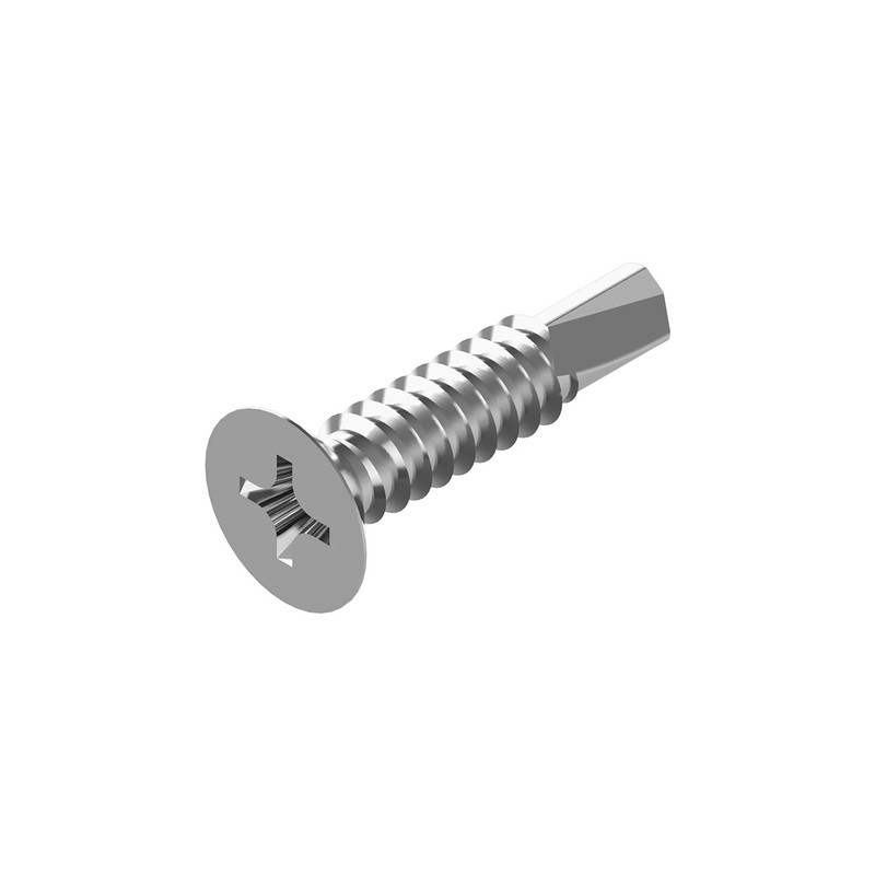 DIN7504P 3,9х13 PH2 Саморіз зі свердлом max=2,4 TEX-Ci нержавіюча сталь потайна головка [N9T100000N9T139130] Metalvis, фото 1