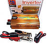 Перетворювач напруги (інвертор) UKC 12-220 V 1000 W gold, фото 2