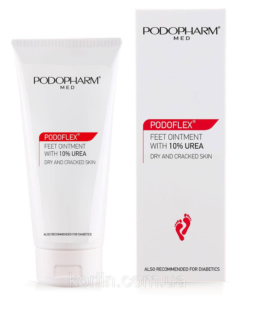 Podopharm Podoflex Feet Ointment with Urea 10% Мазь для ніг з 10% сечовиною 75 мл.