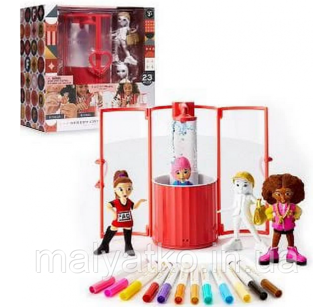 Набір кукол та маркерів для дівчаток FAO Schwarz Street Chic Fashionistas Wash-And-Color Design Dolls, фото 1