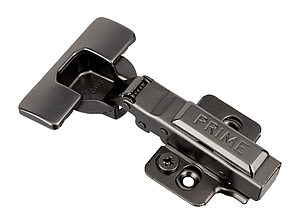 Завіса меблева накладна GIFF PRIME з дотягом Clip-on 3D d=35 H=0 Чорний нікель