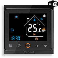 Терморегулятор Ecoset AC603H Wi-Fi сенсорний програмований для теплої підлоги ( PWT 002 Wi-Fi )