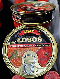 Лосось в томаті MK 160 г.