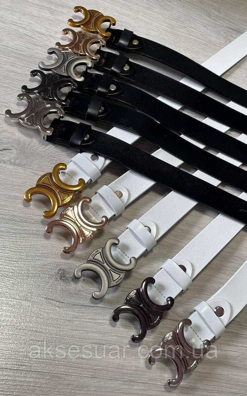 Ремінь жіночий із натуральної шкіри ширина 3 см. Різні кольори, фото 1