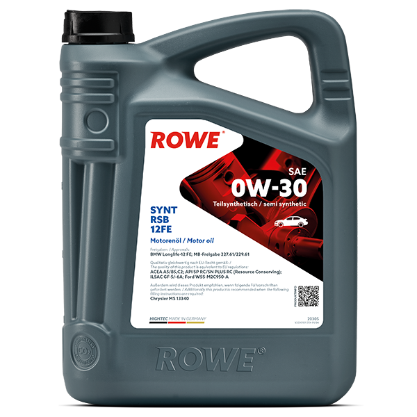 Моторна олива Rowe­ 0w30 Synt­ RSB 12FE­­ 5л