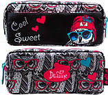 Комплект 3в1: Каркасний портфель +мішок +пенал для взуття DeLune до школи дівчаткам на 1-4 клас/ Рюкзак шкільний ранець із совою, фото 8