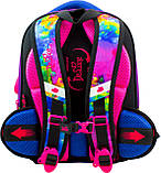 Шкільний комплект DeLune 3в1 дівчинці першокласниці: Каркасний рюкзак ранець 1-2 клас + мішок для взуття + пенал до школи, фото 4