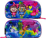 Шкільний комплект DeLune 3в1 дівчинці першокласниці: Каркасний рюкзак ранець 1-2 клас + мішок для взуття + пенал до школи, фото 7