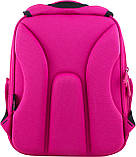 Комплект 3в1: каркасний портфель Winner +мішок +пенал дівчинці для школи на 1-2 клас Шкільний рожевий рюкзак ранець з ведмедиком, фото 5