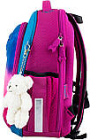 Комплект 3в1: каркасний портфель Winner + мішок + пенал дівчаткам для школи на 1-2 клас/ Шкільний рожевий рюкзак ранець з совою, фото 3
