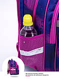 Міцний рюкзак шкільний дівчинці з ортопедичною спинкою SkyName і брелком - ведмедик/ Водонепроникний портфель для школи 1-4 клас, фото 9