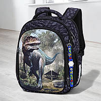 Шкільний каркасний ортопедичний рюкзак хлопчику першокласнику SkyName з динозавром Маленький хлопчачий портфель для школи 1 клас