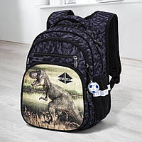 Портфель шкільний з ортопедичною спинкою хлопчику першокласнику SkyName з малюнком динозавра Хлопчачий рюкзак для школи 1-2 клас