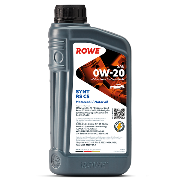 Моторна олива Rowe 0w20 Synt RS C5 1л