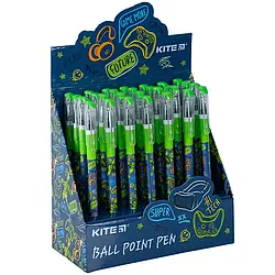 Ручка кулькова Kite Game синя K24-032-4