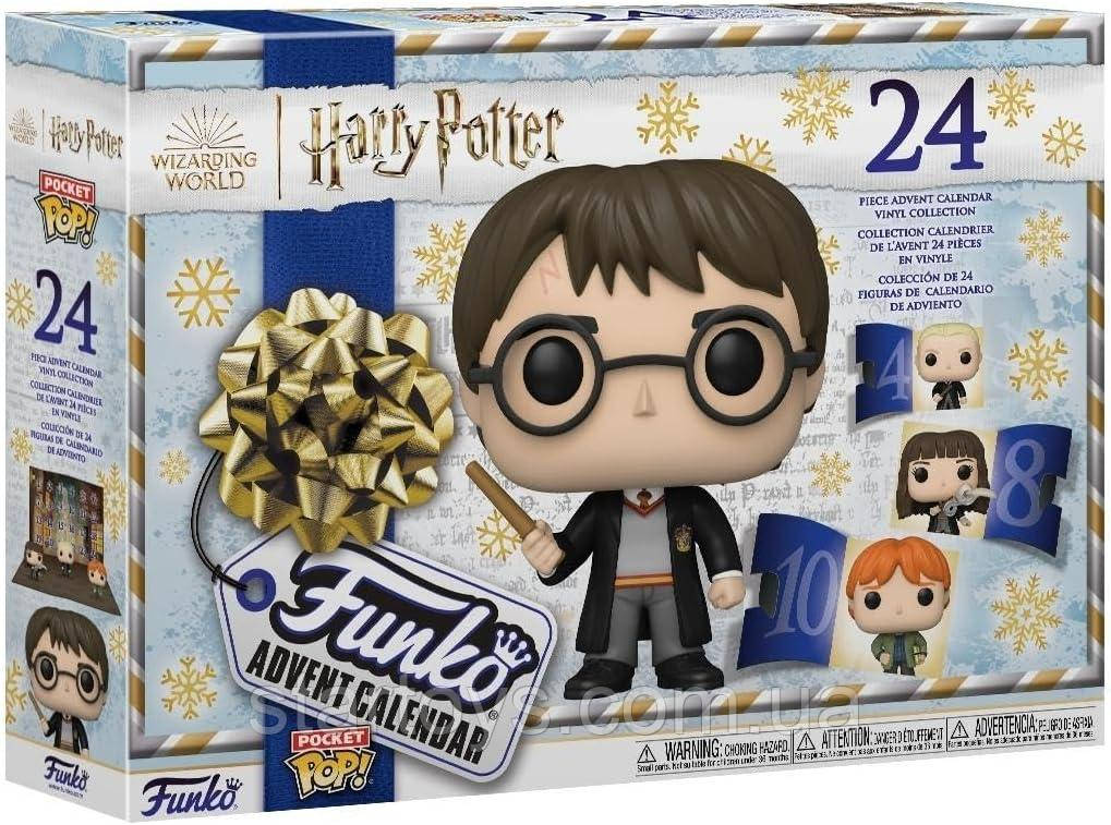 Адвент-календар Funko Pop! Гаррі Поттер Advent Calendar Harry Potter 2022 Фанко Поп 61984 оригінал, фото 1