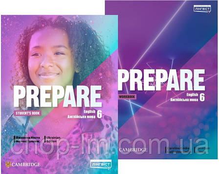 Комплект Prepare for Ukraine НУШ 6 Student's Book + Workbook / 6 клас НУШ англійською мовою, фото 1