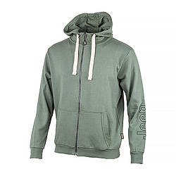 Чоловіча Толстовка JEEP HOODED SWEATSHIRT FULL ZIP Sleeve Embroidery Хакі XL (O102571-E850 XL)