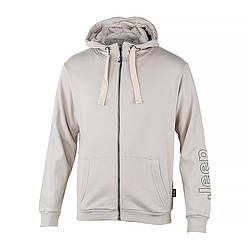 Чоловіча Толстовка JEEP HOODED SWEATSHIRT FULL ZIP Sleeve Embroidery Сірий S (O102571-J868 S)