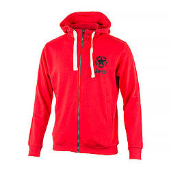 Чоловіча Толстовка JEEP HOODED SWEATSHIRT FULL ZIP STAR&JEEP Червоний M (O102572-R699 M)