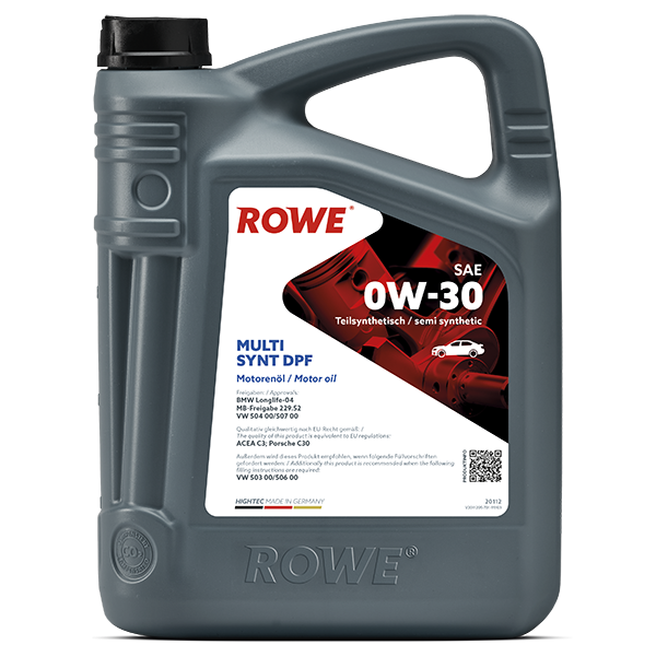 Моторна олива Rowe 0w30 Hightec Multi Synt DPF 5 л