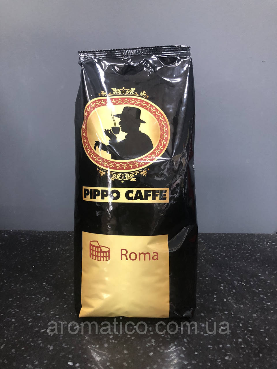 Кава в зернах Pippo Caffe Roma, преміальна робуста та арабіка