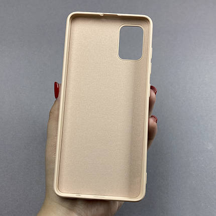 Чохол для Samsung Galaxy A51 новорічний чохол на телефон самсунг а51 персиковий FNC, фото 2