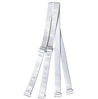 Бретелі для бюстгальтера 1,1 см білий