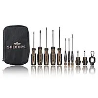 Набір викруток Spec Ops у футлярі 10 шт колір койот