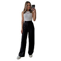 Штани жіночі Палаццо BBD-1547 (42 - 48 р.) Чорні