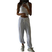 Штани жіночі джогери BBD-1550 (42 — 46 р.) Білі