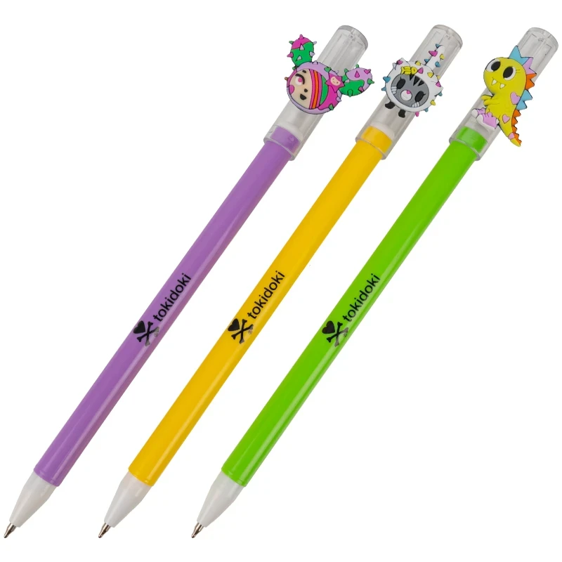 Ручка кулькова Kite tokidoki TK23-353, синя, фото 1